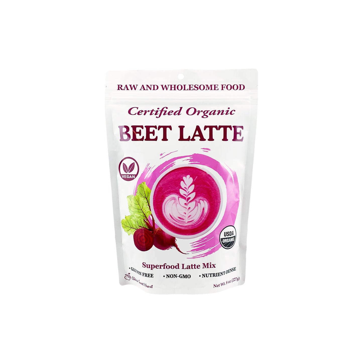 Organic Beet Latte Plant-Based Powdered Drink Mix