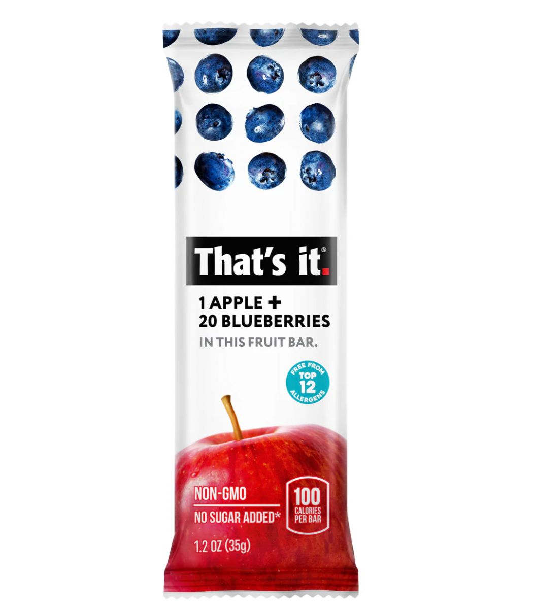 that's it bar - apple + blueberry